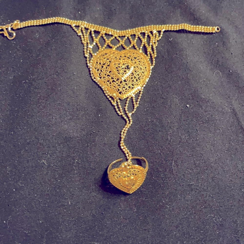 Lovely beautiful gold jewelry